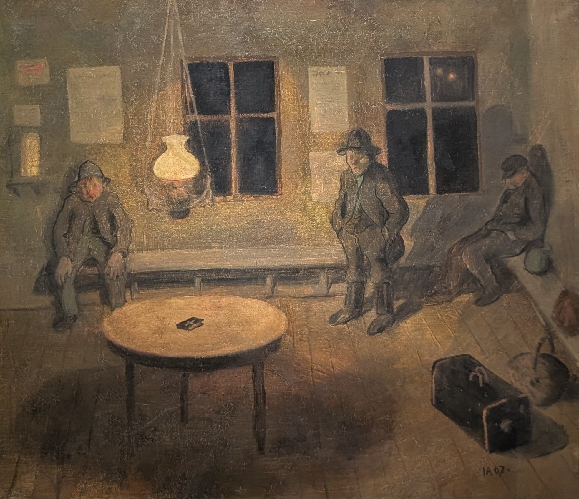 I Väntsalen by Ivar Arosenius
