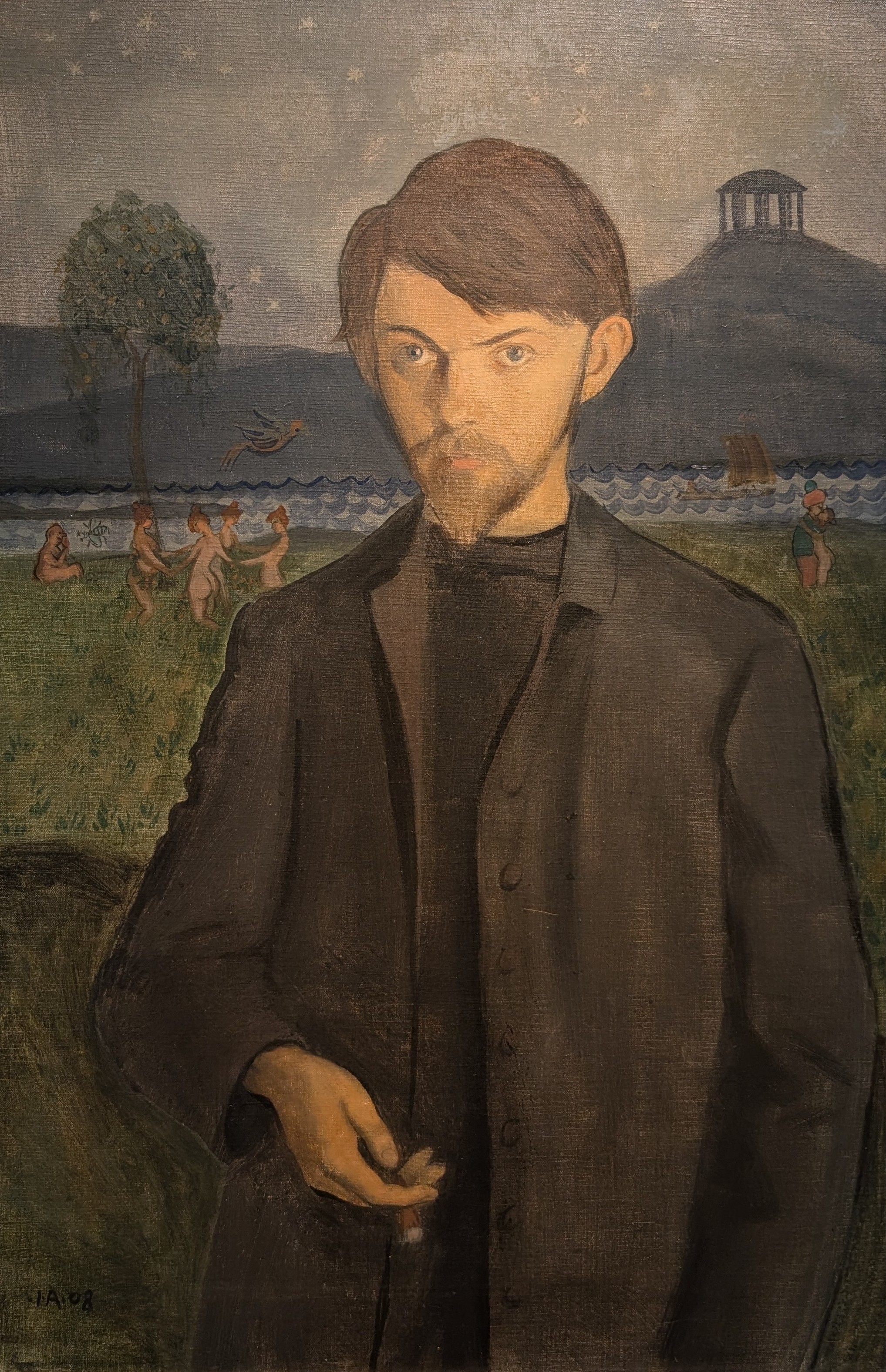 Självporträtt by Ivar Arosenius