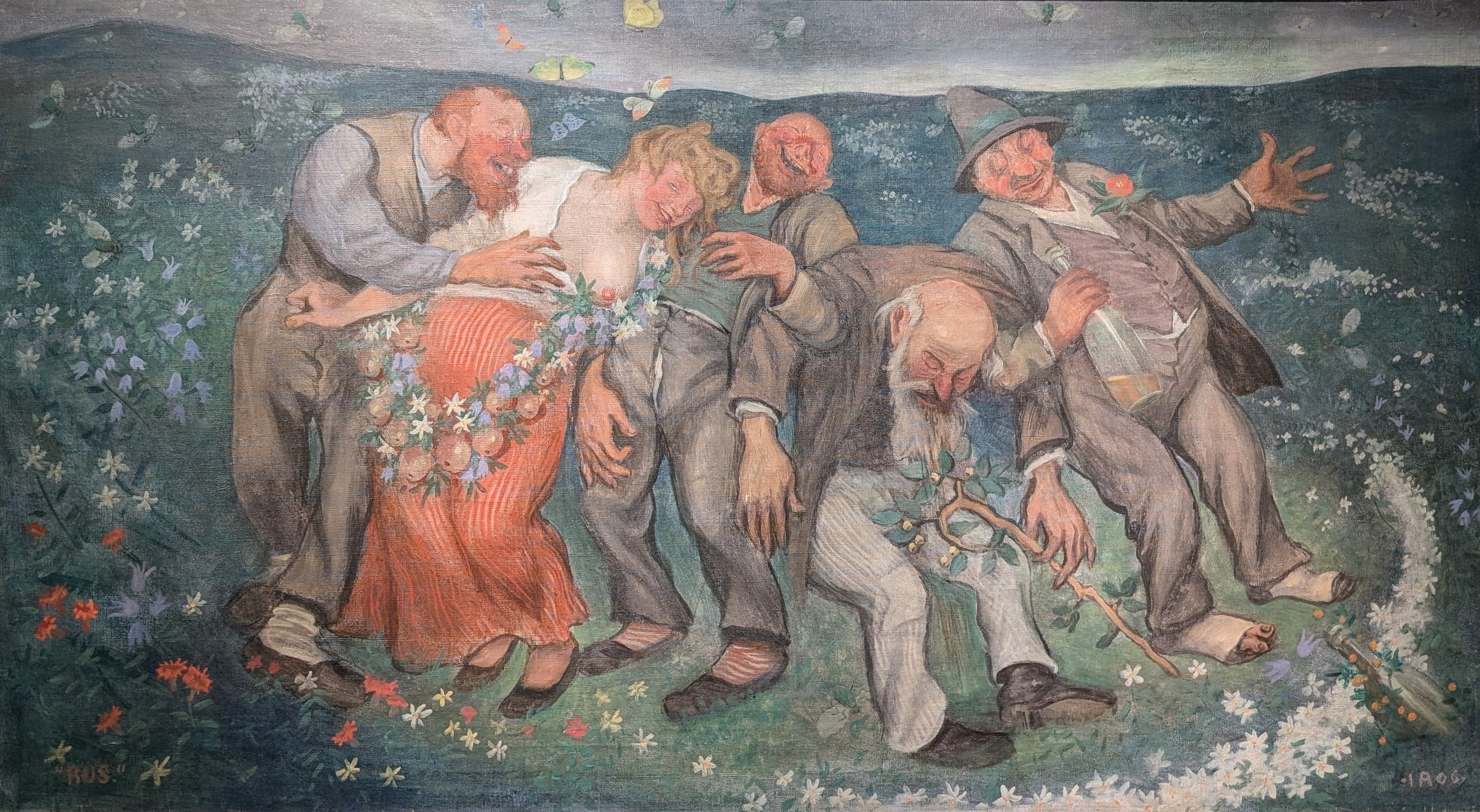 Drunkenness by Ivar Arosenius