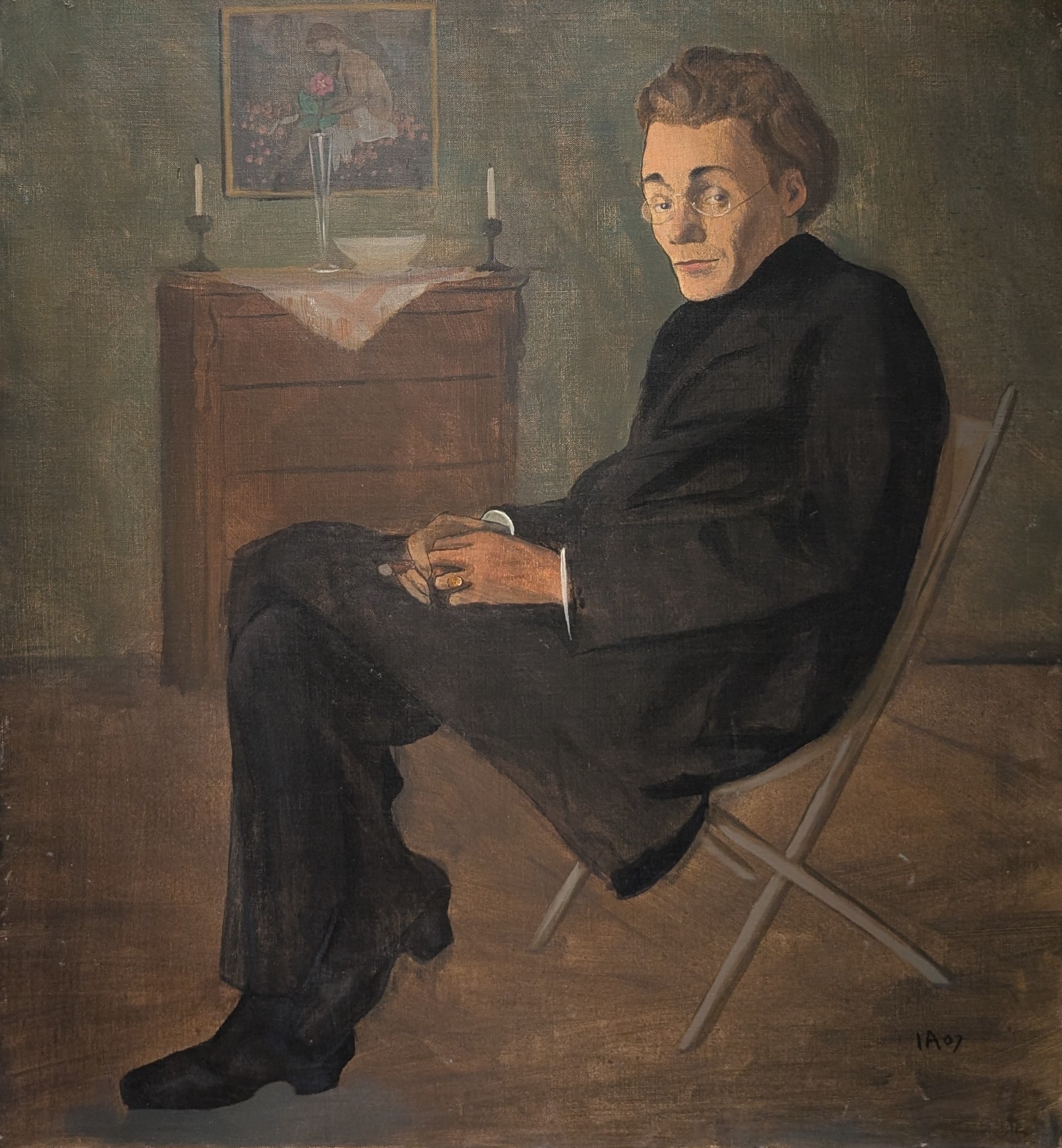 Skulptören Gerhard Henning by Ivar Arosenius