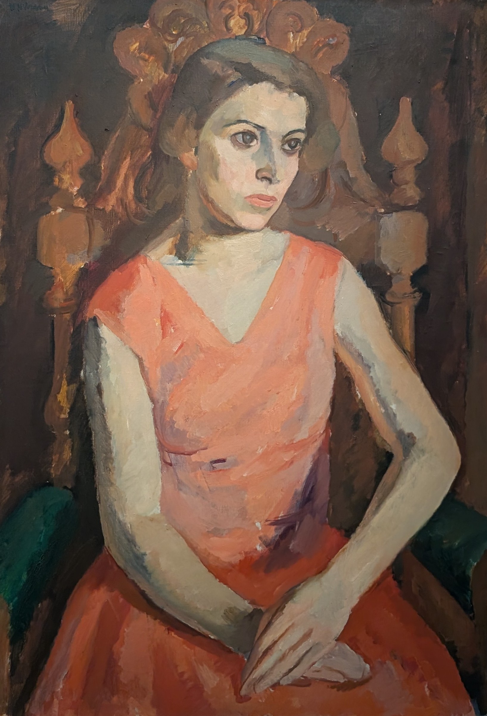 Porträtt av Elsa Heyman by Nils Nilsson