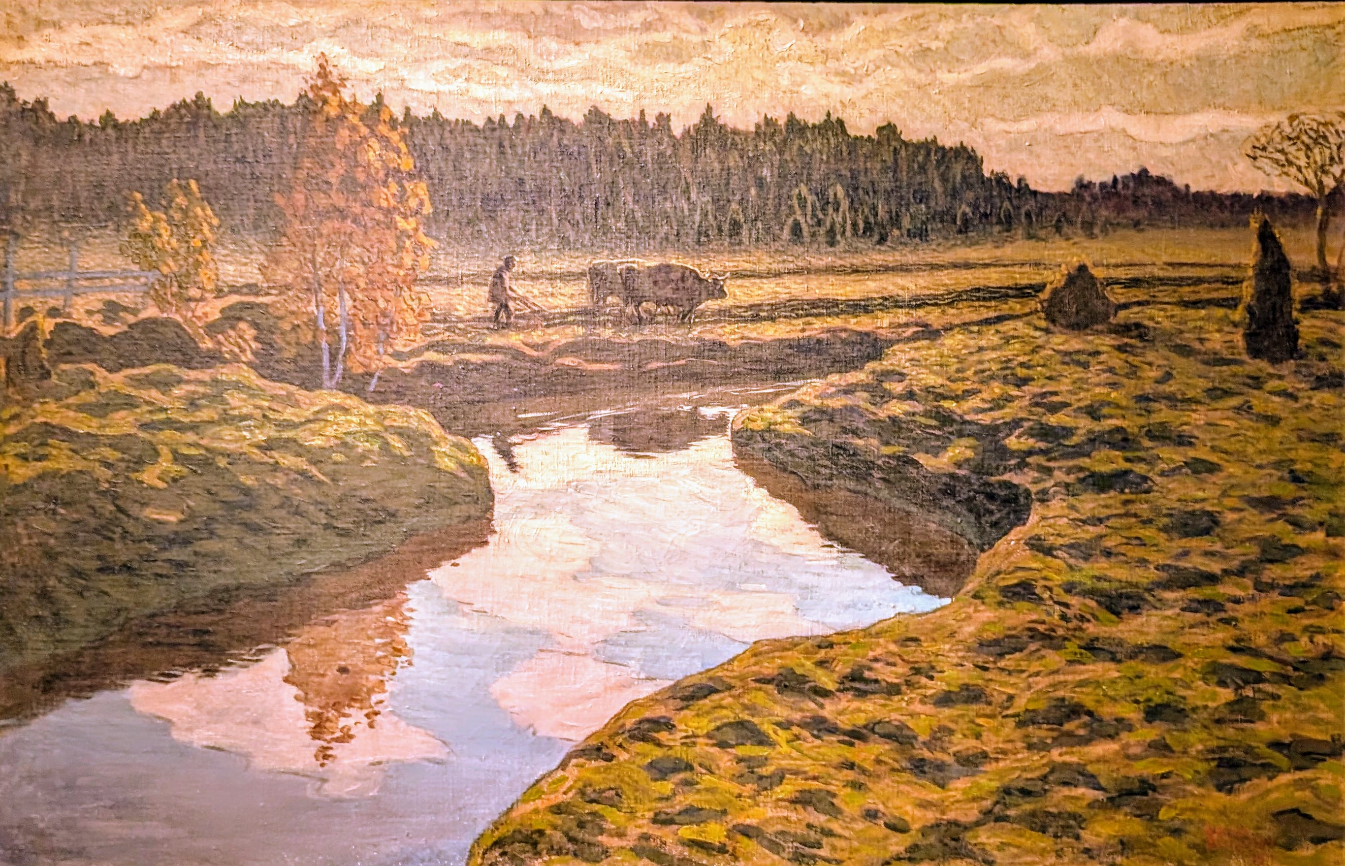 Höstplöjning på maden by Ester Almqvist