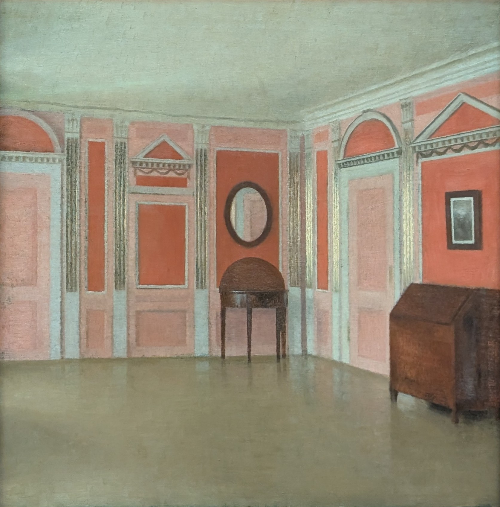 Interiør by Vilhelm Hammershøi