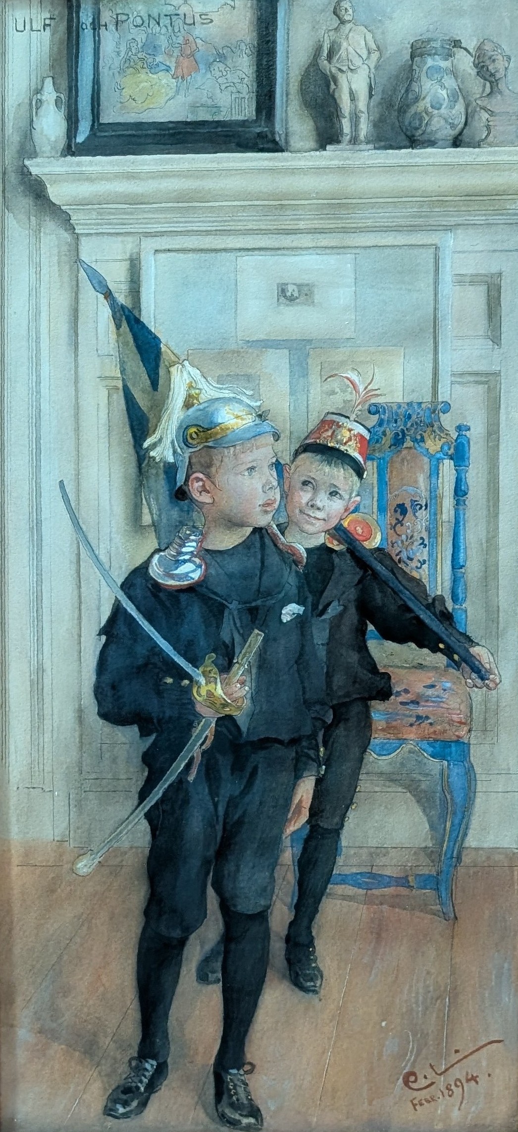 Ulf och Pontus by Carl Larsson