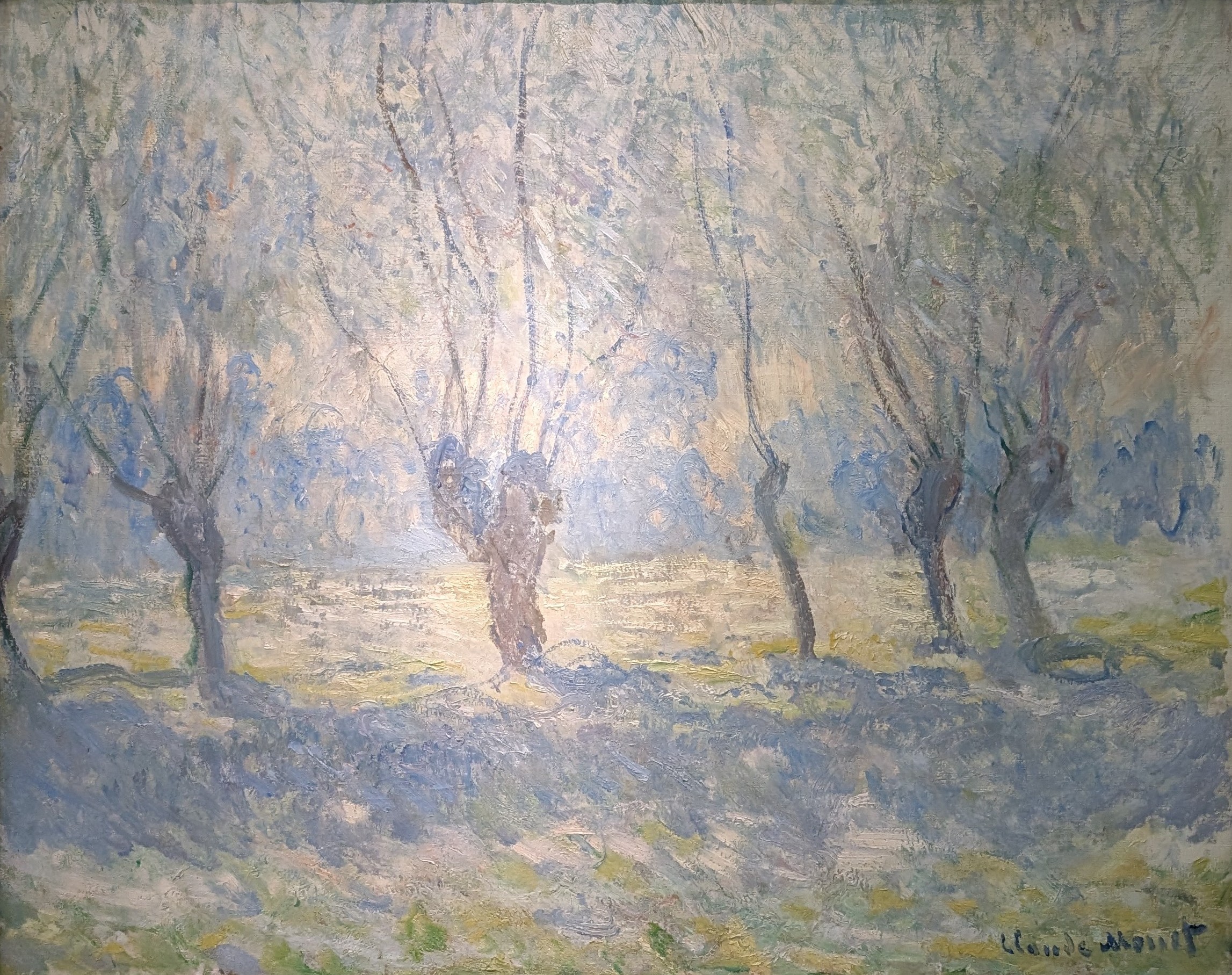 Willows in Haze, Giverny by Claude Monet