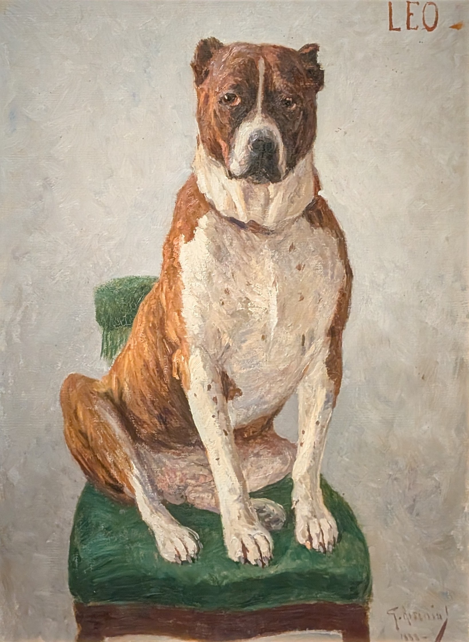 Hunden Leo by Carl Georg Arsenius