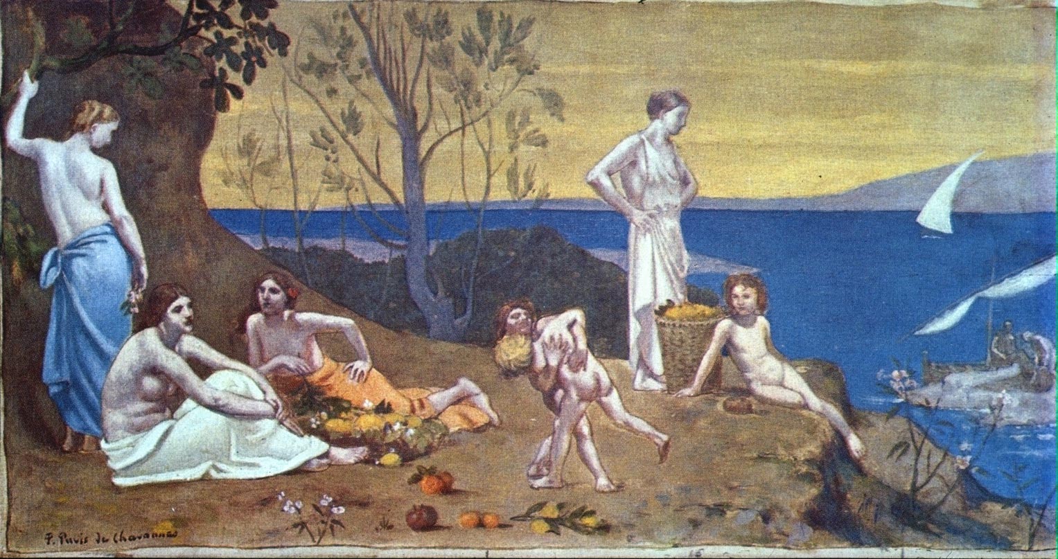 Pleasant Land by Pierre Puvis de Chavannes