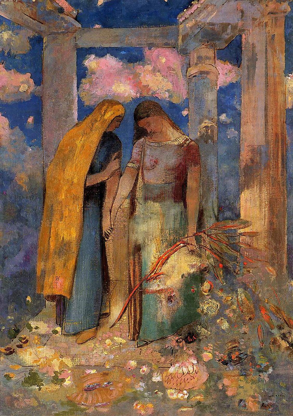 Conversa Mística by Odilon Redon