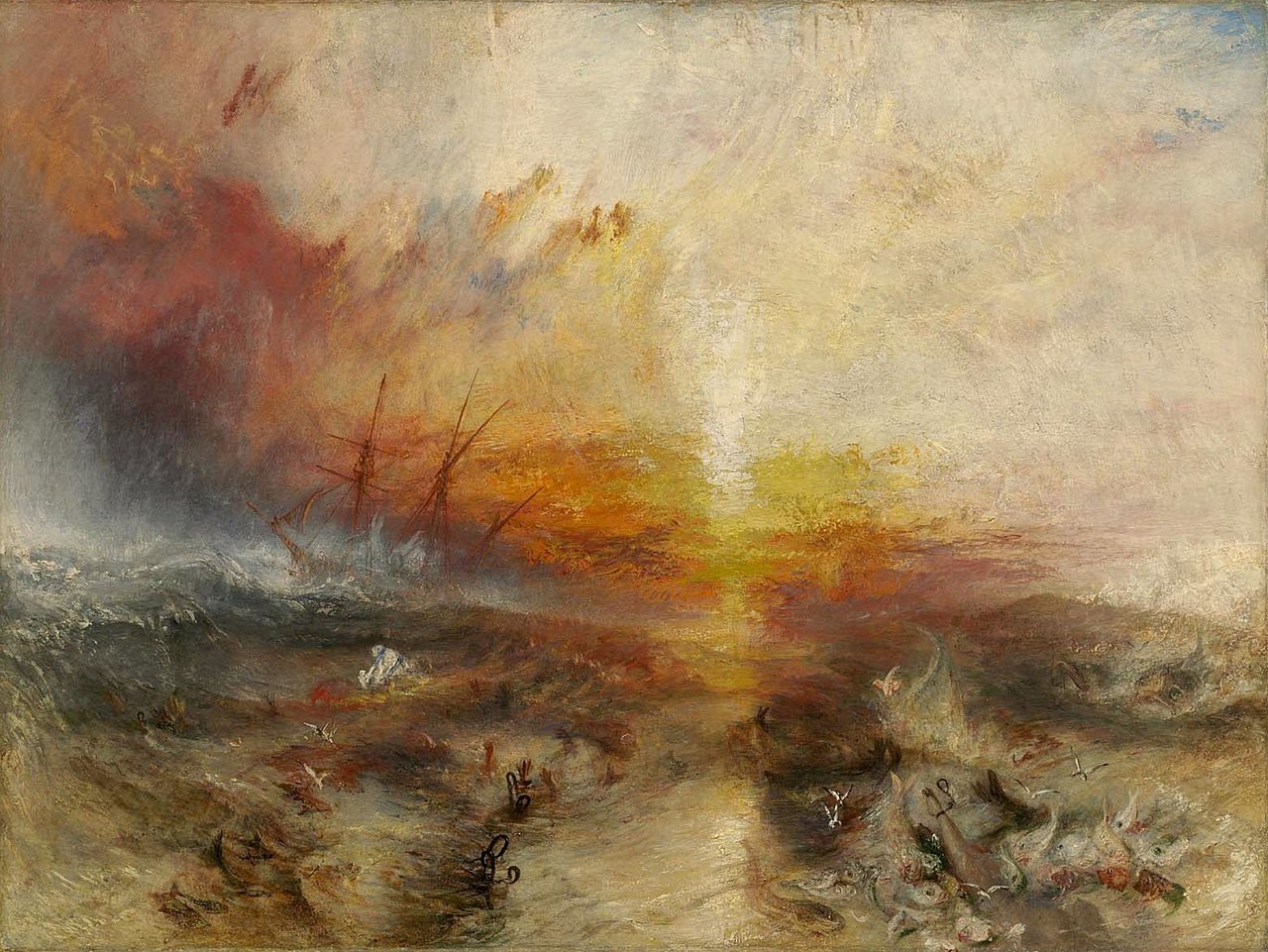 The Slave Ship by J. M. W. Turner