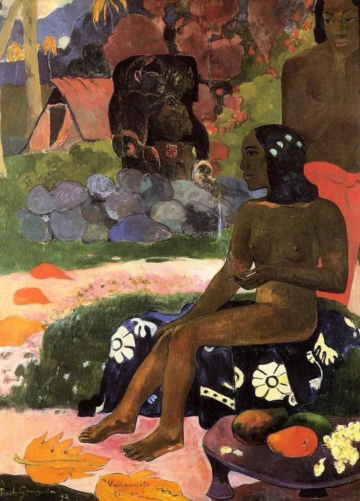 Her nami is Vairaumati by Paul Gauguin