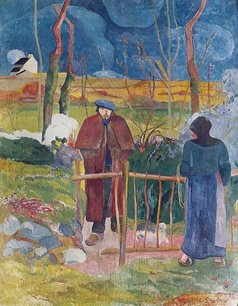 Bonjour, Monsieur Gauguin by Paul Gauguin