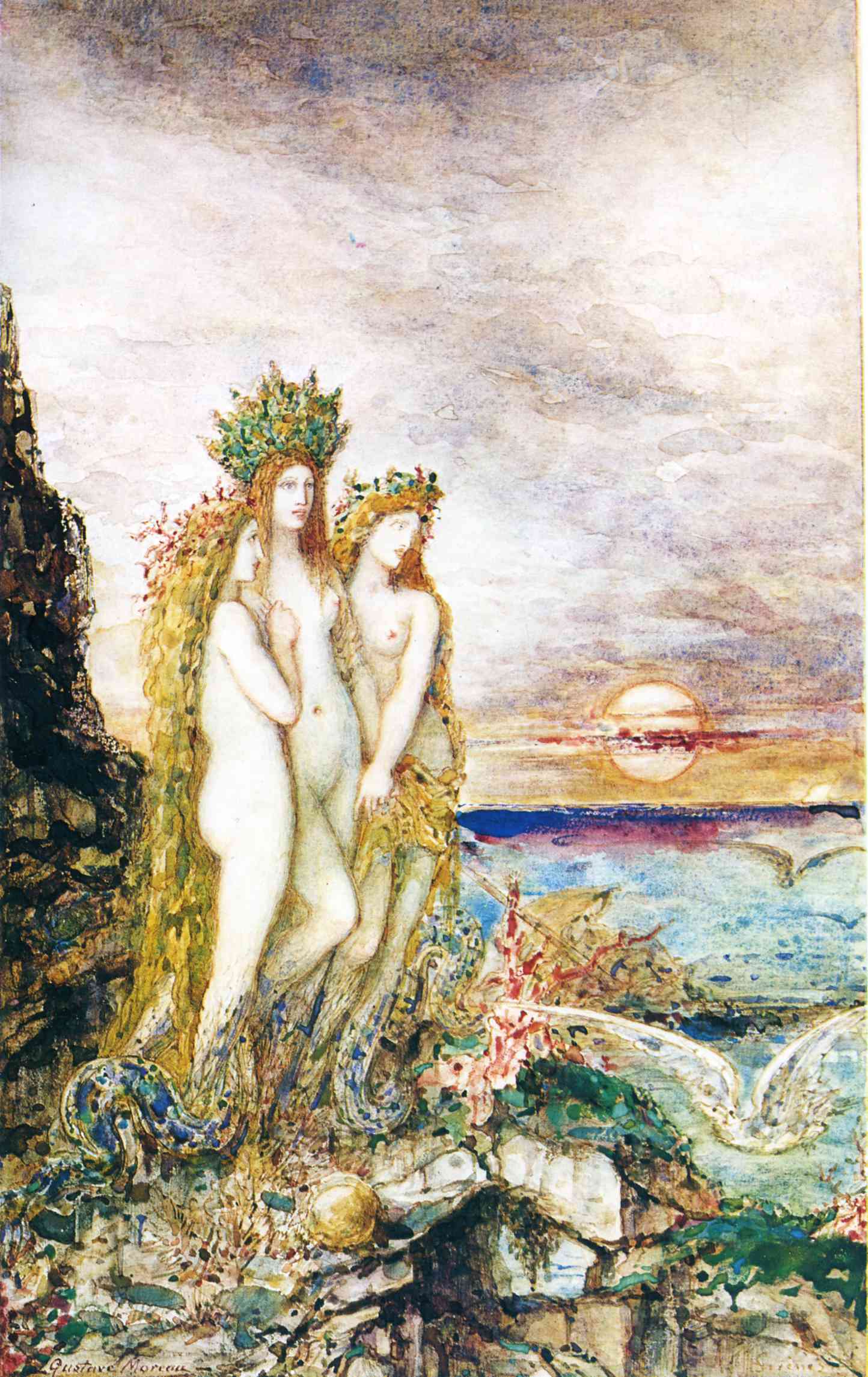 Les Sirènes by Gustave Moreau