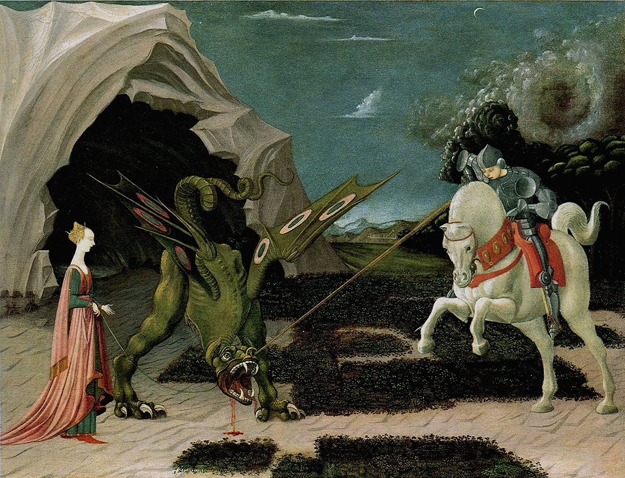 San Giorgio e il drago by Paolo Uccello