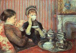 Five O'clock Tea by Mary Cassatt