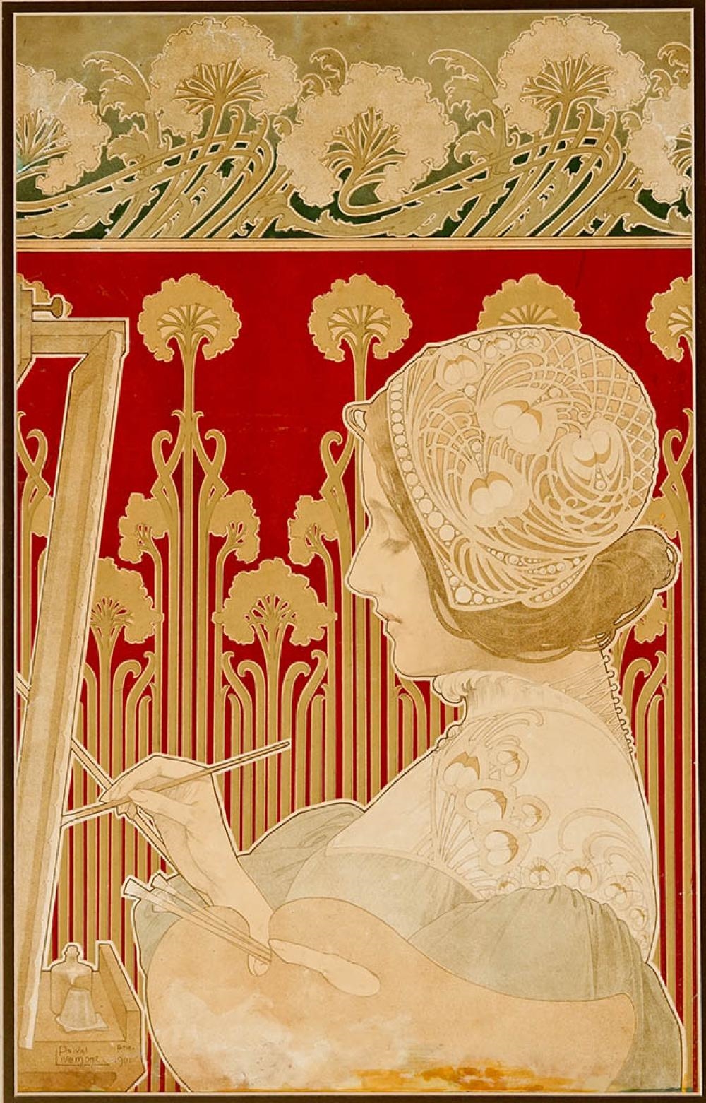 The Painter by Henri Privat-Livemont