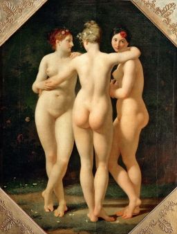 Les trois Grâces by Jean-Baptiste Regnault