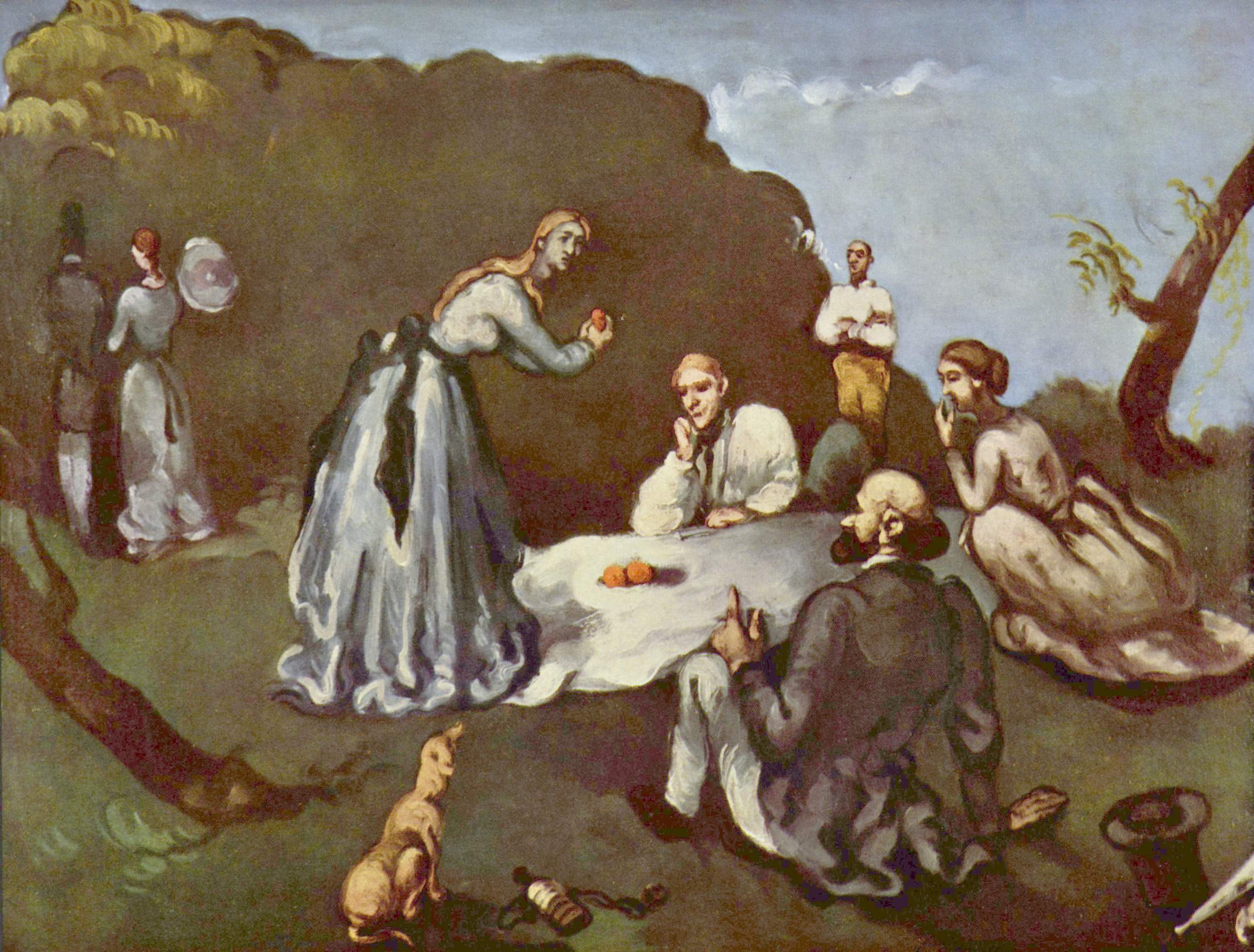 Le Déjeuner sur l’herbe by Paul Cézanne