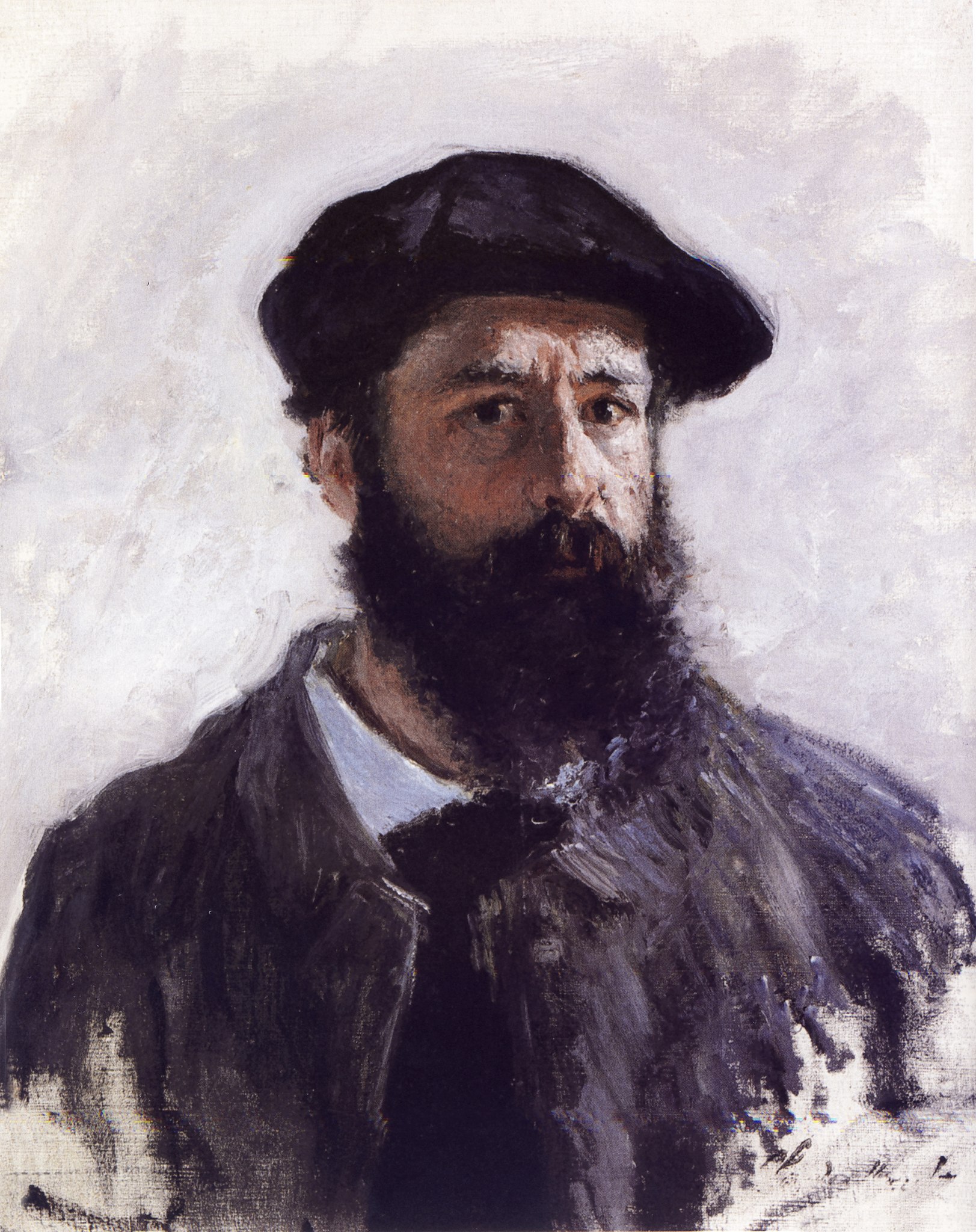 Self-portrait in Beret by Claude Monet