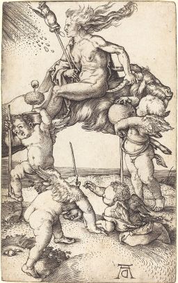 Witch Riding on a Goat by Albrecht Dürer