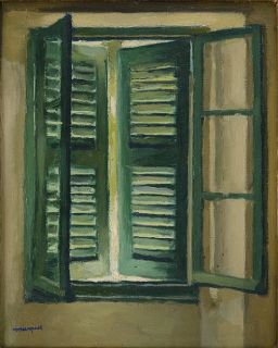 Green Louver Shutter by Albert Marquet