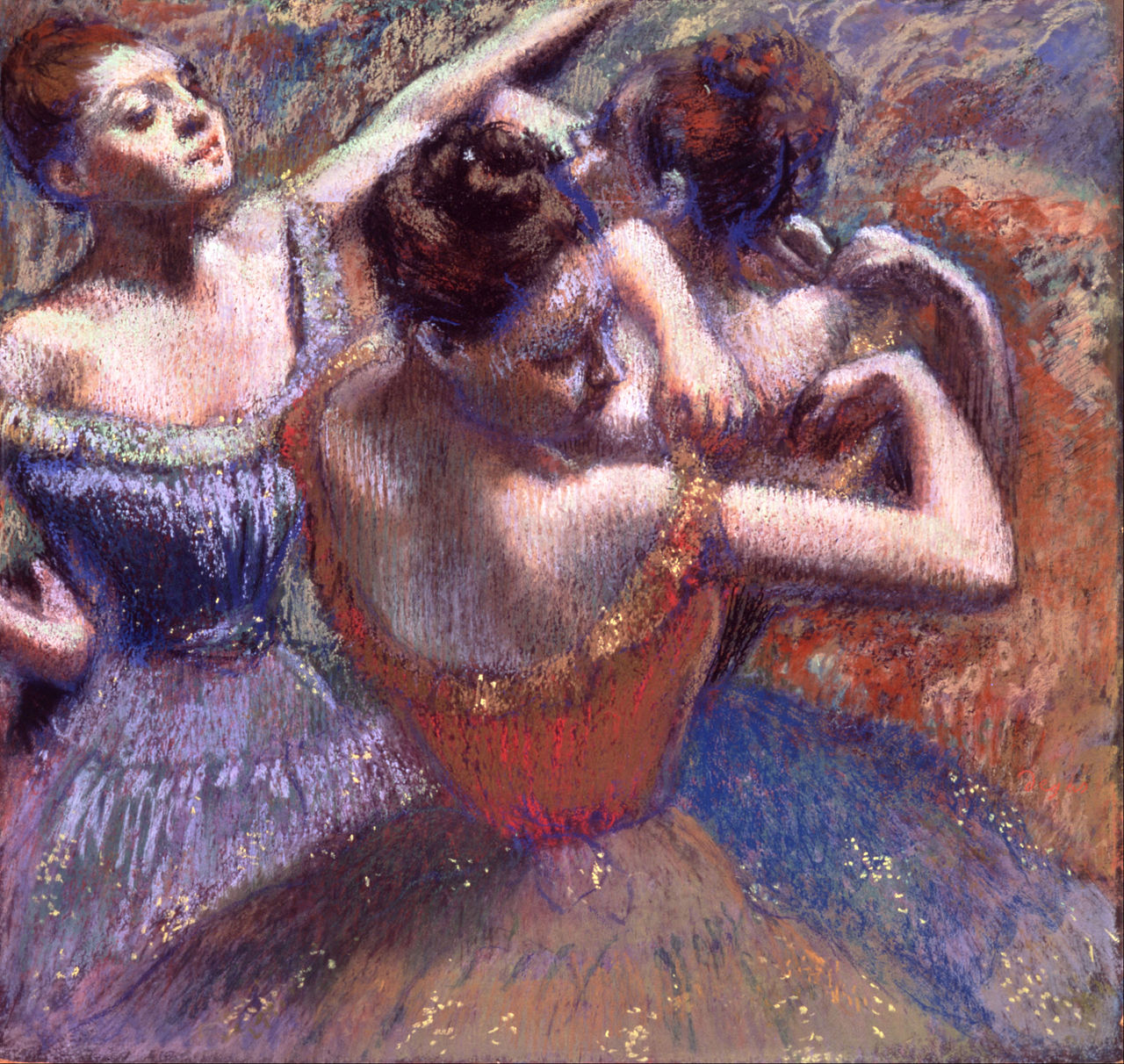 The dancers by Edgar Degas