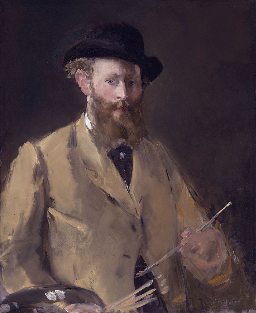 Self-portrait with Palette by Édouard Manet