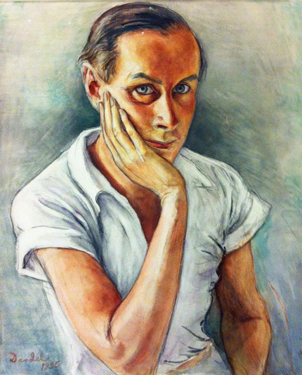 Självporträtt by Nils Dardel