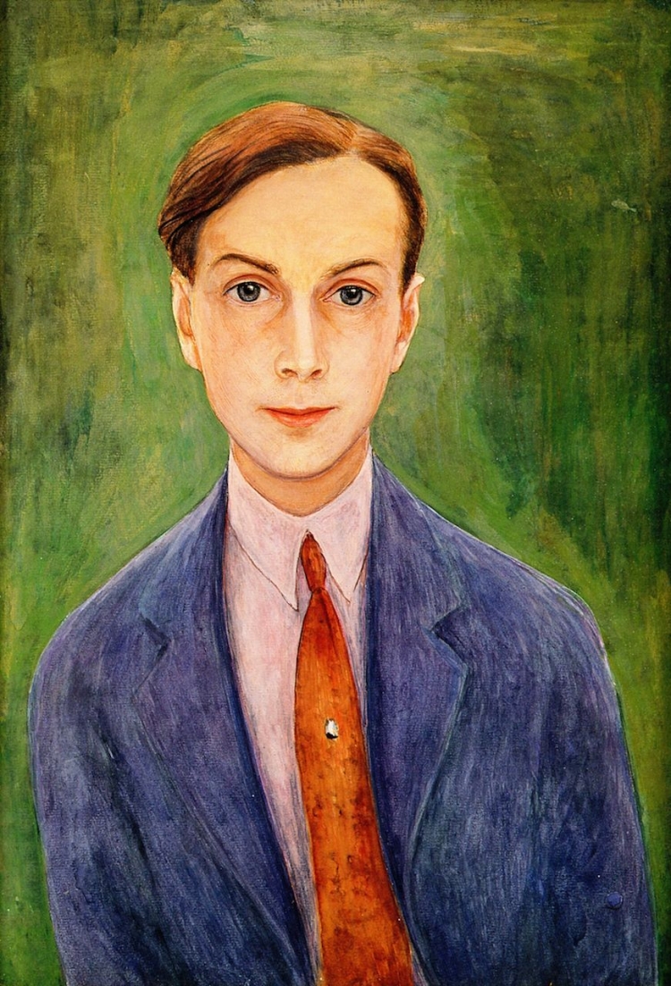 Självporträtt by Nils Dardel