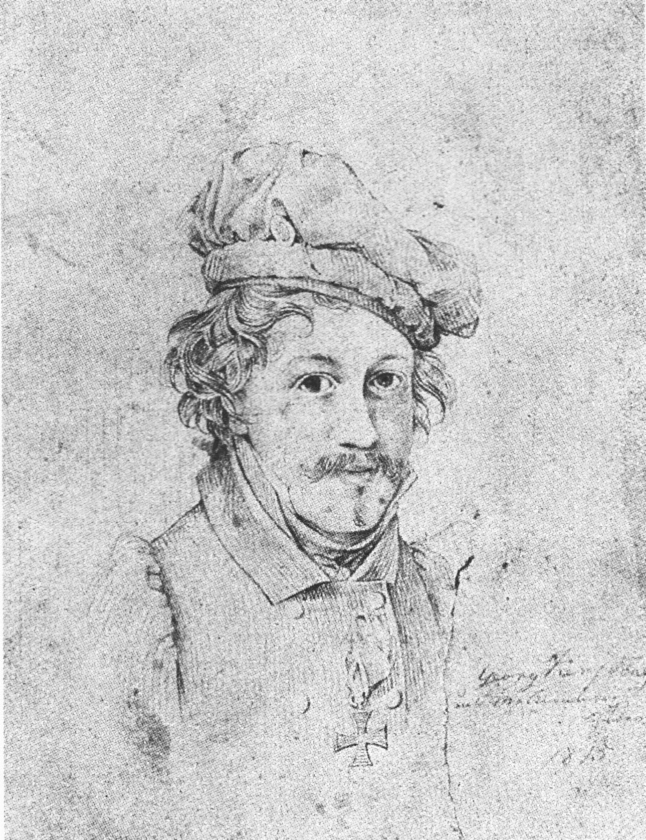 Self-portrait by Georg Friedrich Kersting