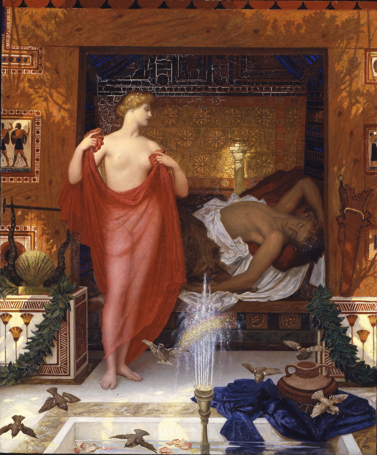 Hera in the House of Hephaistos, William Blake Richmond