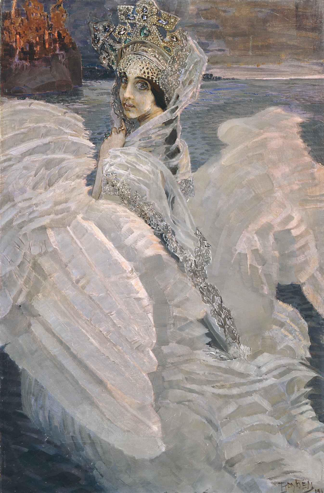 The Swan Princess by Mikhail Vrubel