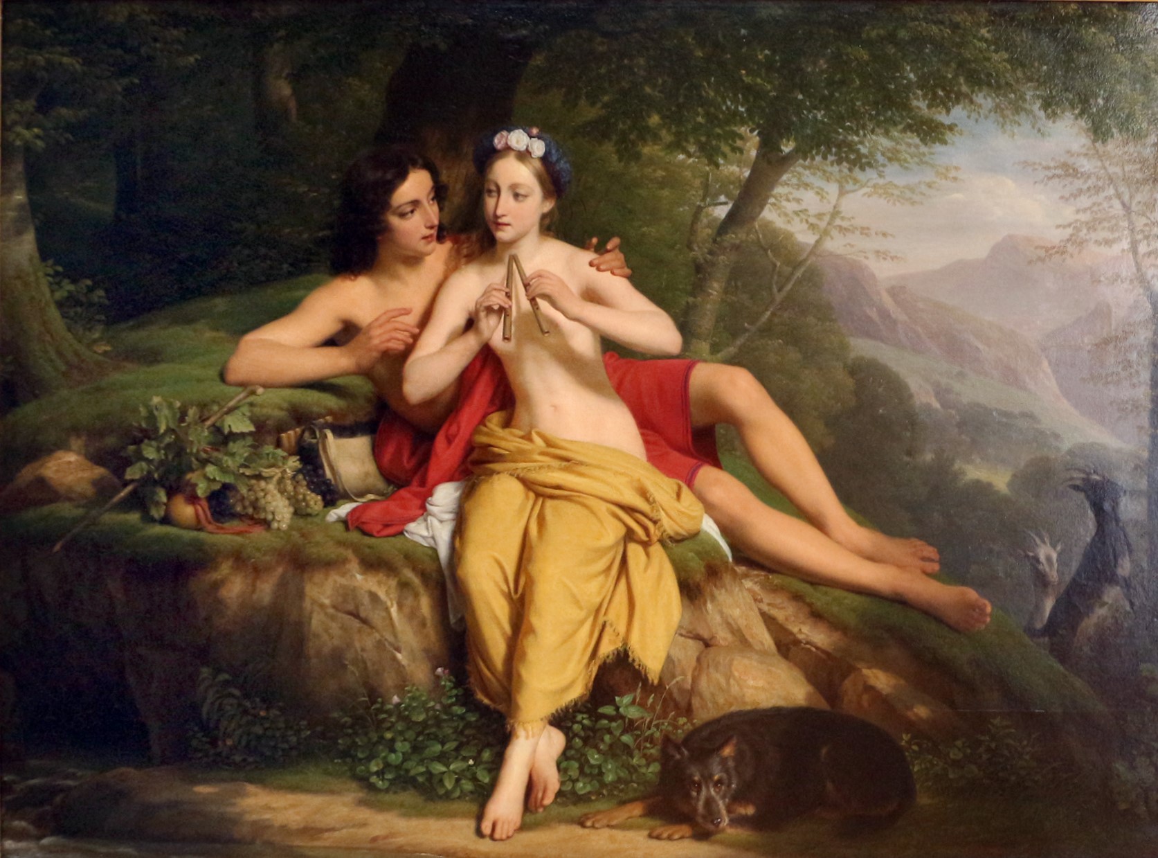 Daphnis and Chloë by Louis Hersent