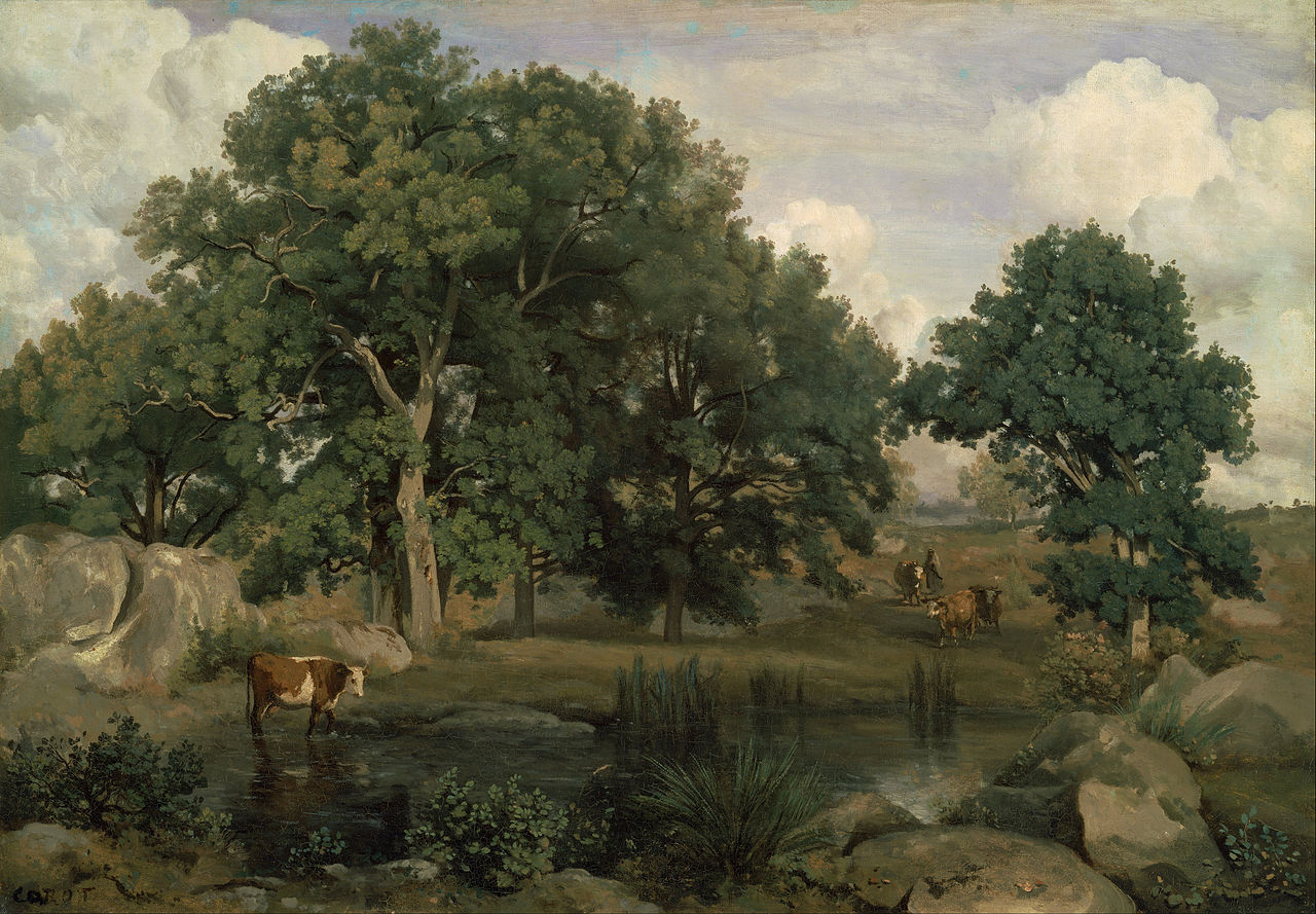 Forêt de Fontainebleau by Camille Corot