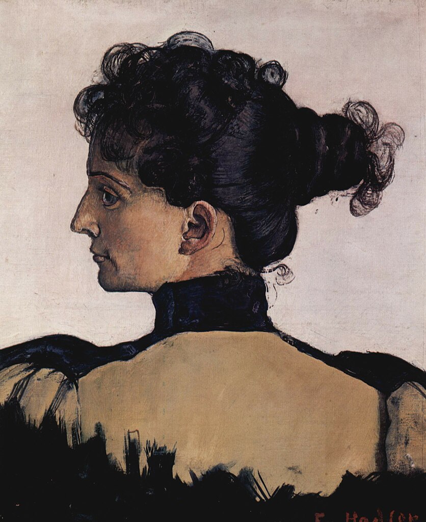 Portrait of Berthe Jacques, the artist's wife, Ferdinand Hodler