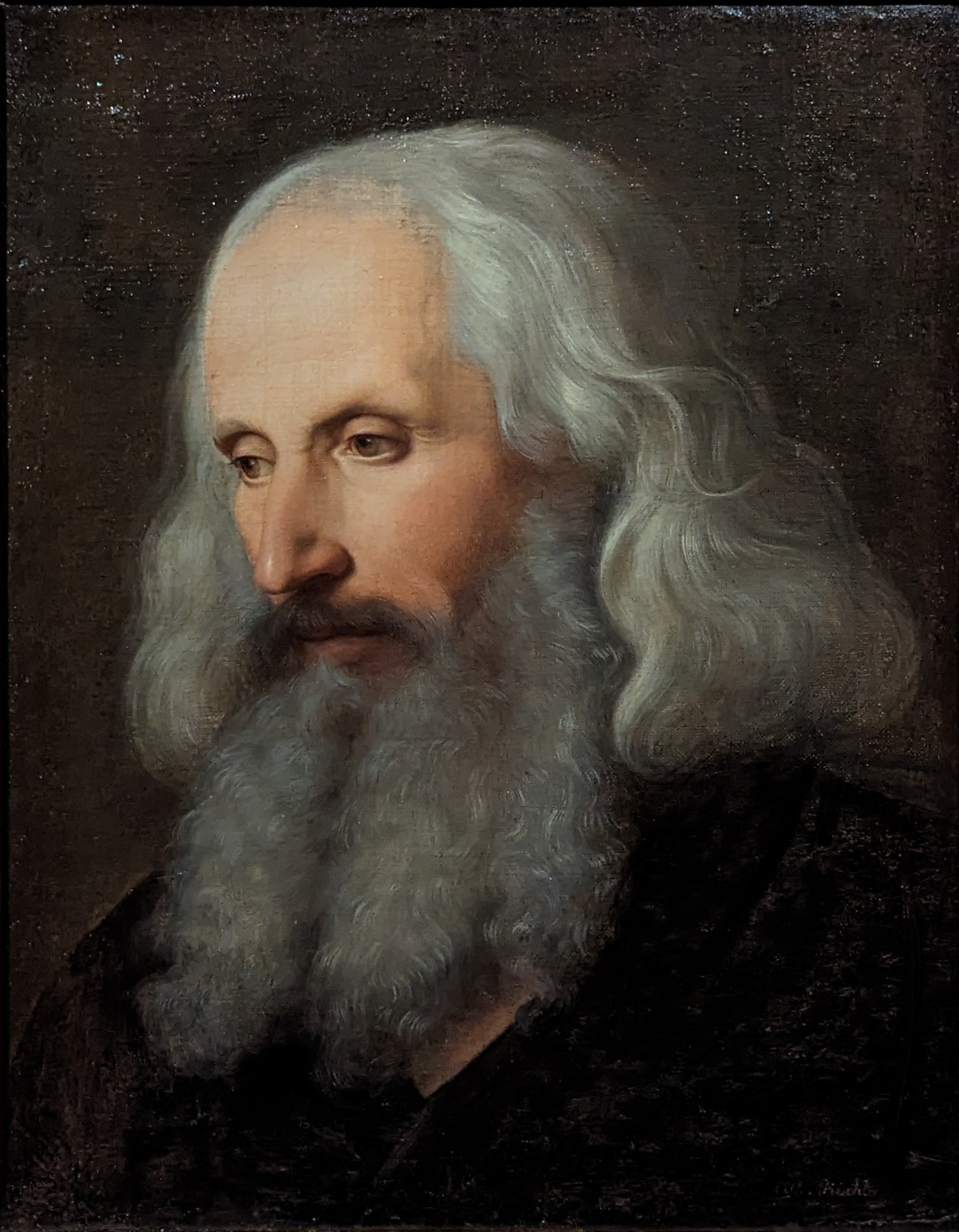 Portrait of an Elderly Man by Albert Küchler