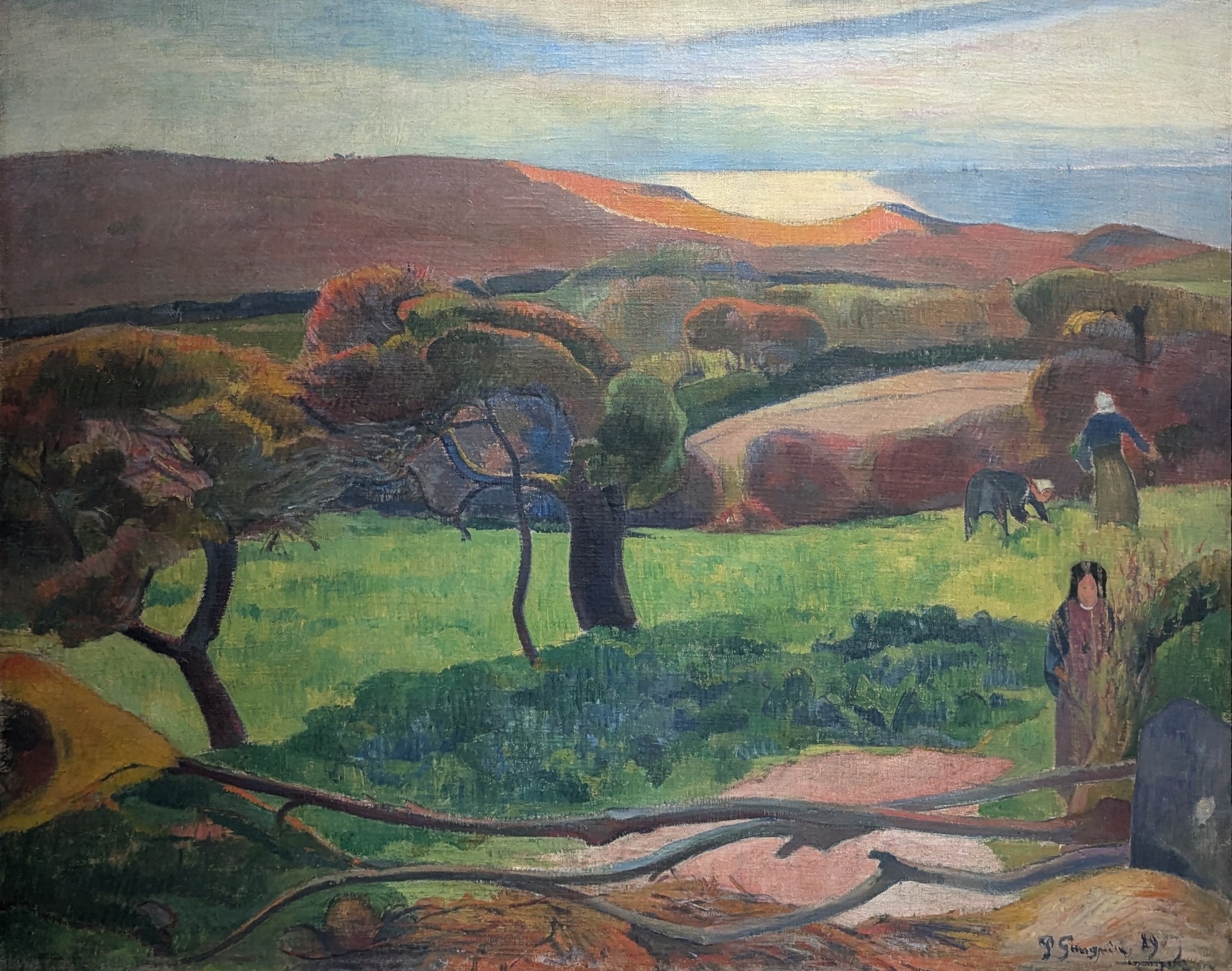 Landscape from Brittany by Paul Gauguin