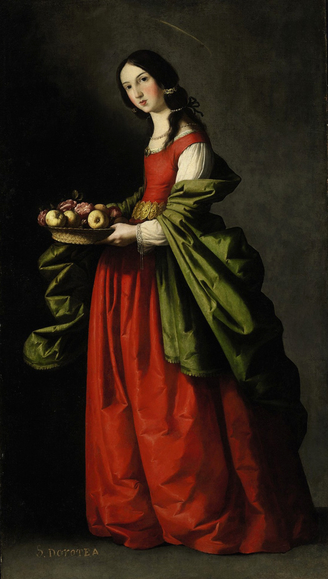 Santa Dorotea by Francisco de Zurbarán