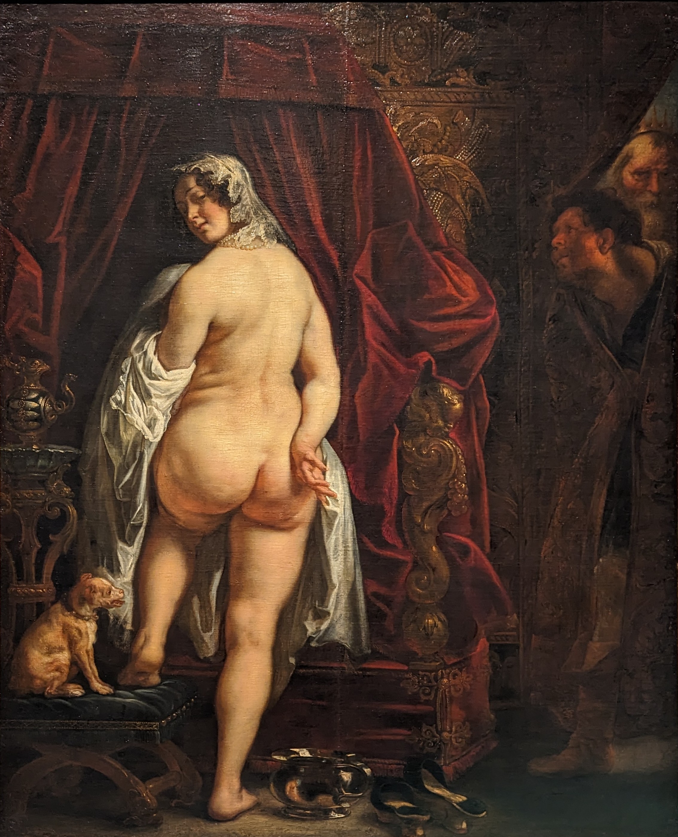 King Candaules of Lydia Showing his Wife to Gyges by Jacob Jordaens