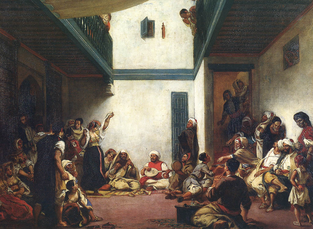 Noce juive dans le Maroc by Eugène Delacroix