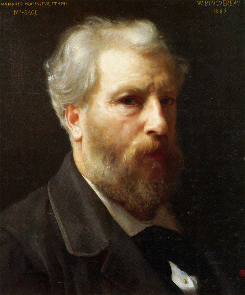 Self-Portrait Presented To M. Sage by William-Adolphe Bouguereau