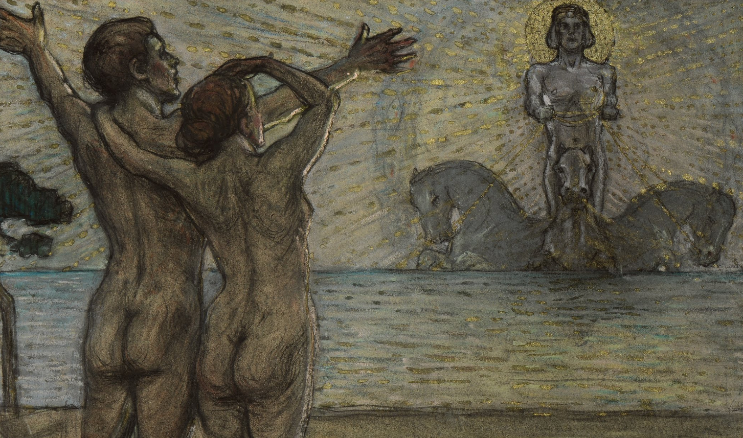 Beauty. Fresco sketch for The Riga Latvian Society building, Janis Rozentāls