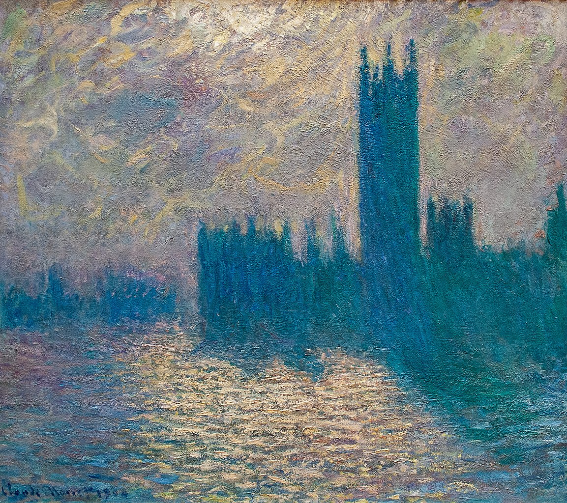 Houses of Parliament, stormy sky, Claude Monet