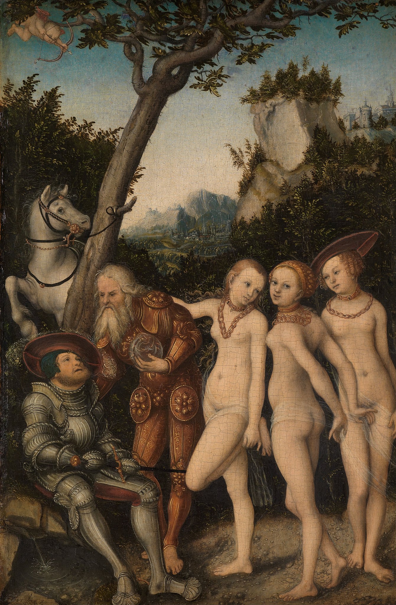 The Judgment of Paris by Lucas Cranach the Elder