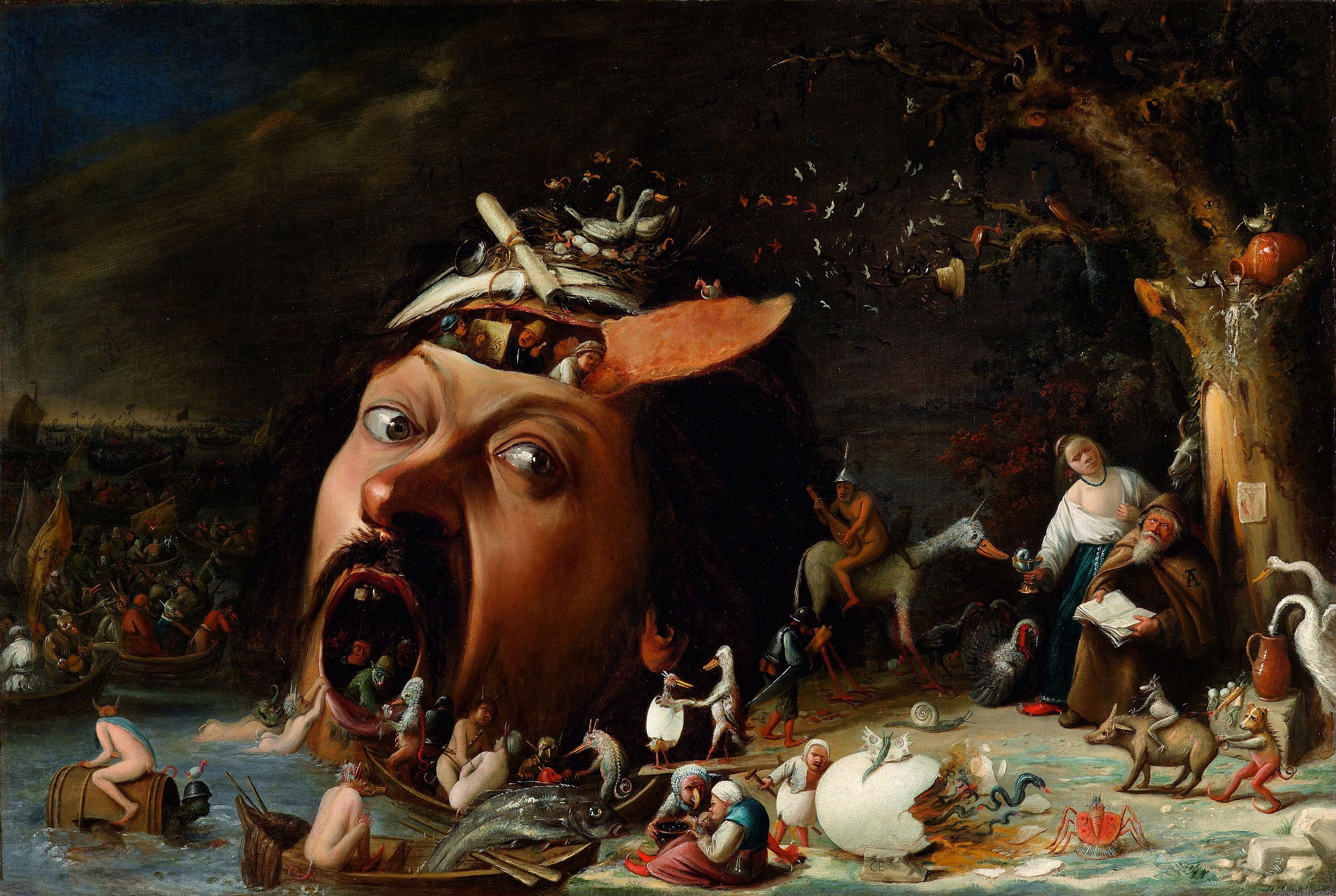 The Temptation of St Anthony by Joos van Craesbeeck