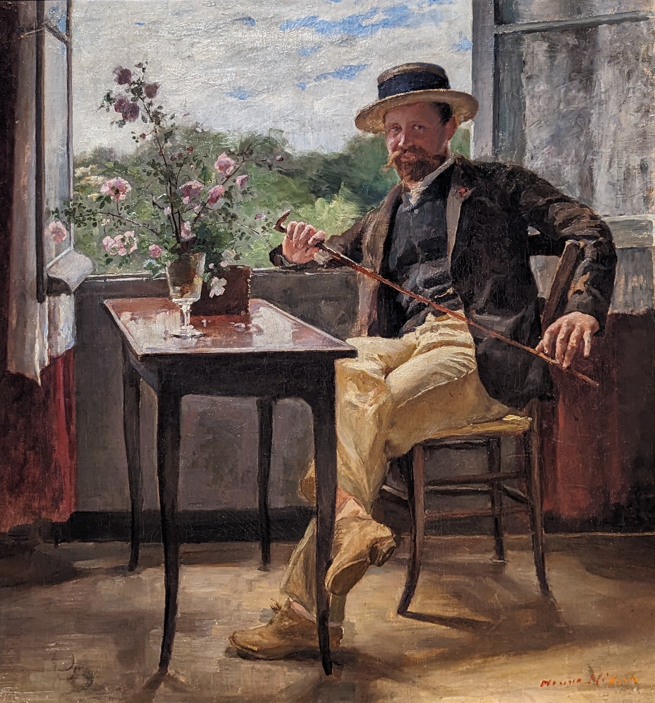 Porträtt av Georg Pauli by Hanna Hirsch Pauli