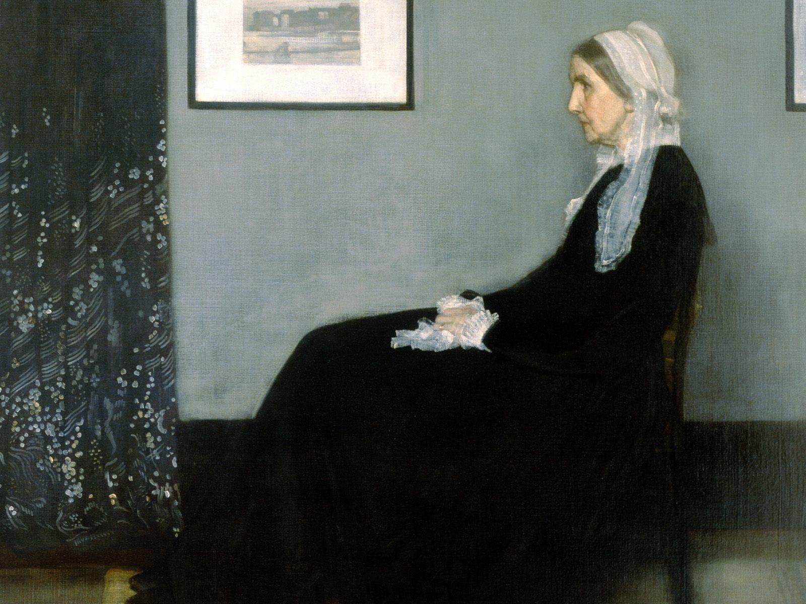 Arrangement in Grey and Black No.1, Portrait of the Artist's Mother by James McNeill Whistler