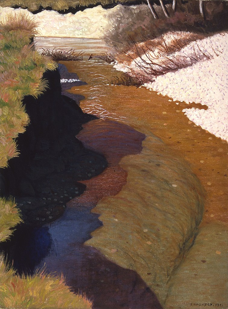 Oblique projection of the Cagne by Félix Vallotton