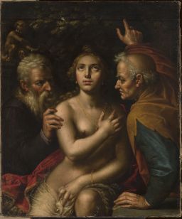 Susanna and the elders by Hendrick Goltzius