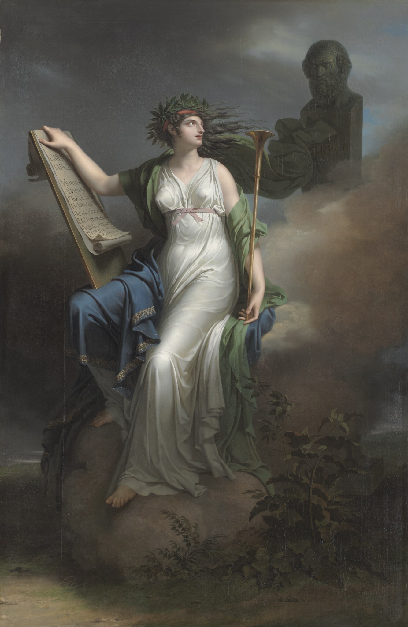 Calliope, Muse of Epic Poetry, Charles Meynier