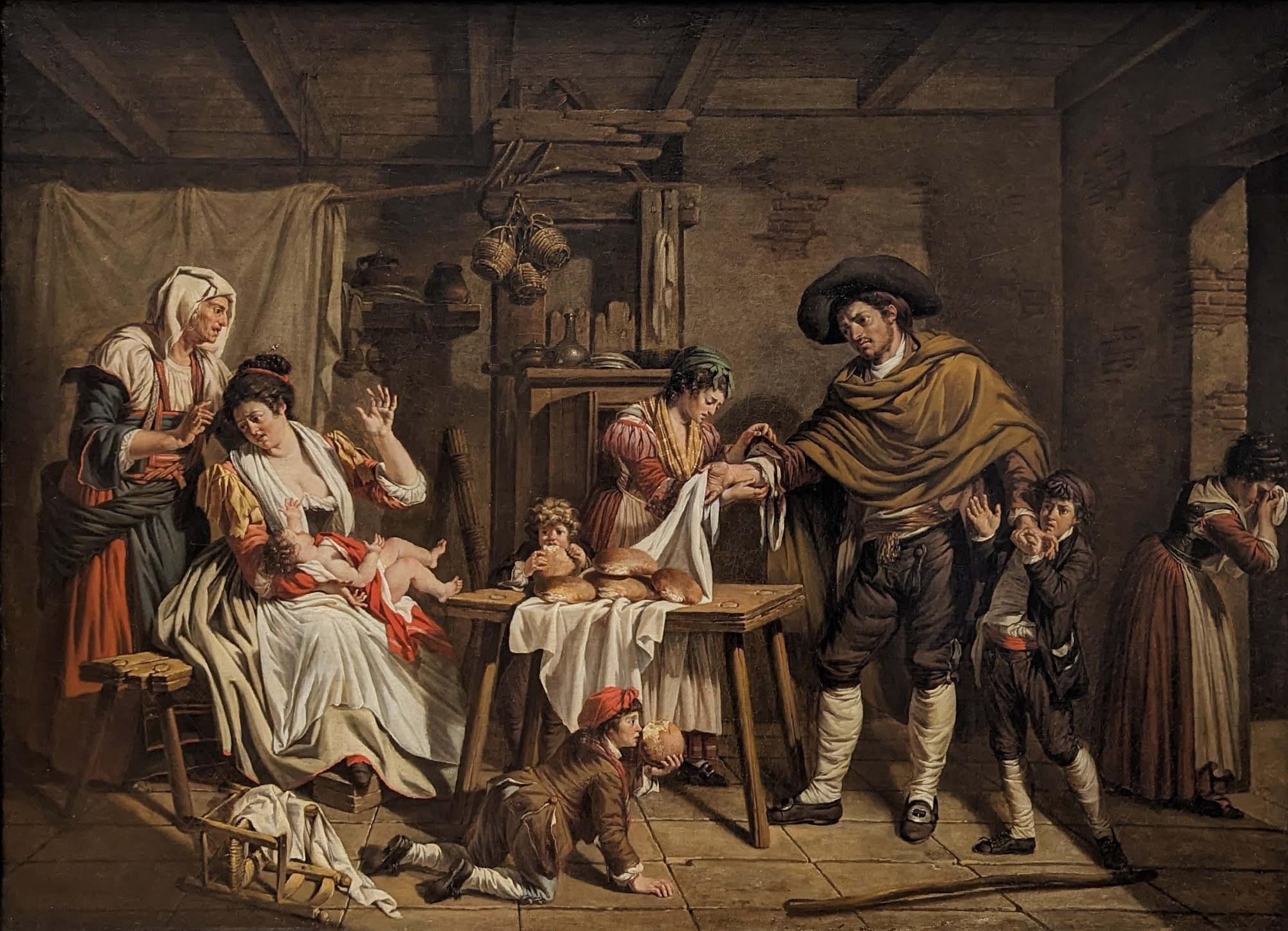 The Self-sacrifice of a Father by Jacques Sablet